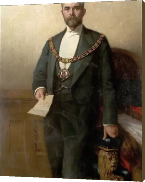 Portrait of Alderman Sir John Turney, by Alfred Hartley 1889