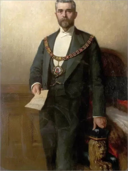 Portrait of Alderman Sir John Turney, by Alfred Hartley 1889