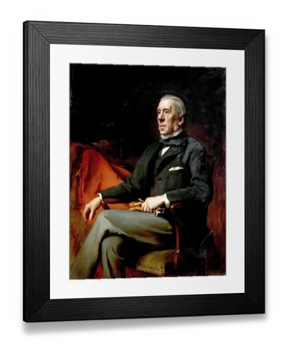 Framed Print : Portrait of Alderman John Barber, by Lance Calkin, 1888 Framed Print : Portrait of Alderman John Barber, by Lance Calkin, 1888
