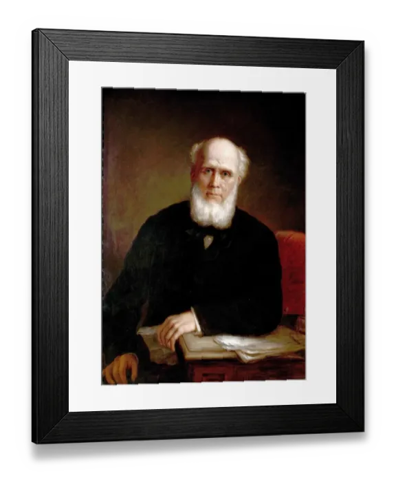 Framed Print : Portrait of William Howitt, after Thomas Heaphy Framed Print : Portrait of William Howitt, after Thomas Heaphy