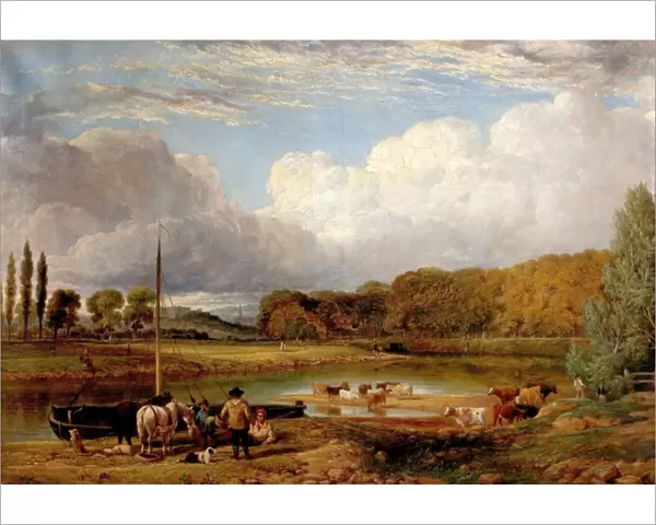 View At Wilford, Nottingham, by Benjamin Shipman, ca 1830