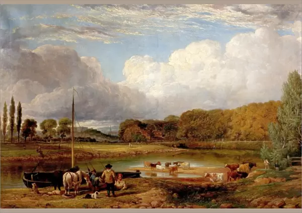 View At Wilford, Nottingham, by Benjamin Shipman, ca 1830