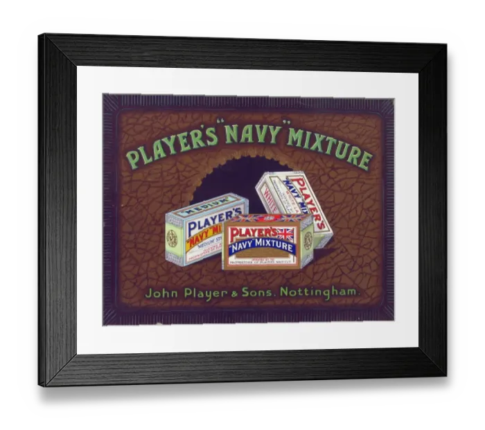 Framed Print : Navy Mixture tobacco, 1924 Framed Print : Navy Mixture tobacco, 1924