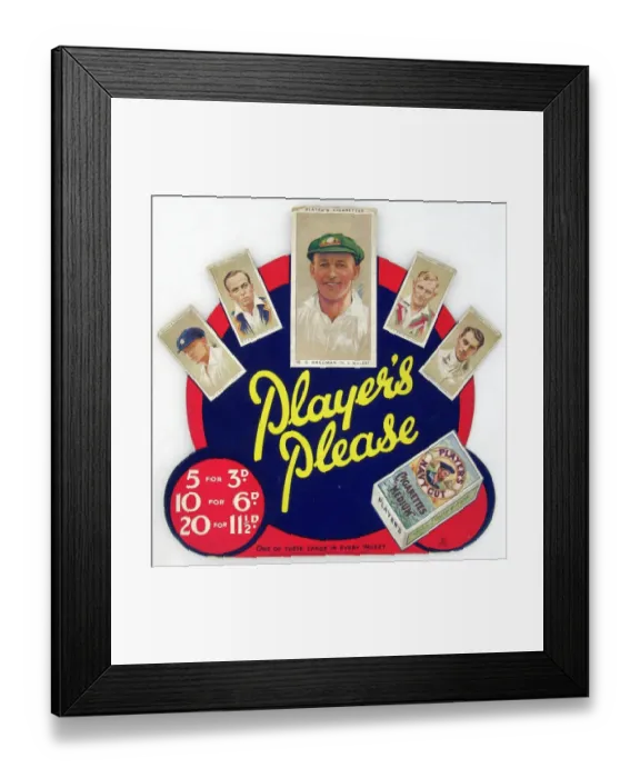 Framed Print : Navy Cut Medium Cigarettes, 1934