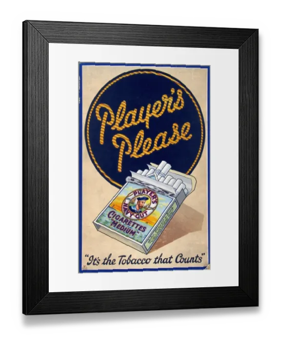 Framed Print : Navy Cut Medium Cigarettes, 1932 Framed Print : Navy Cut Medium Cigarettes, 1932