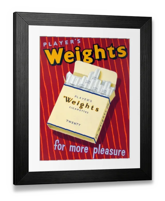 Framed Print : Weights for more pleasure, 1959 Framed Print : Weights for more pleasure, 1959