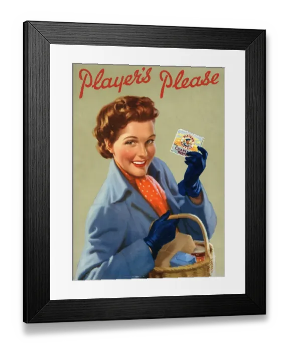 Framed Print : Players Please: Shopping, 1952 Framed Print : Players Please: Shopping, 1952