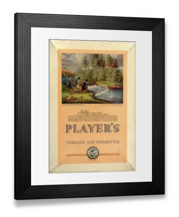 Framed Print : Trolling for pike on the River Lea, 1953