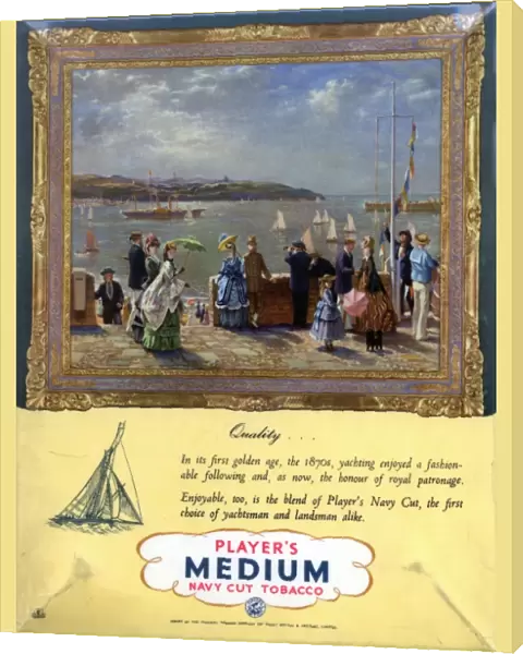 Medium Navy Cut: Yachting, 1953