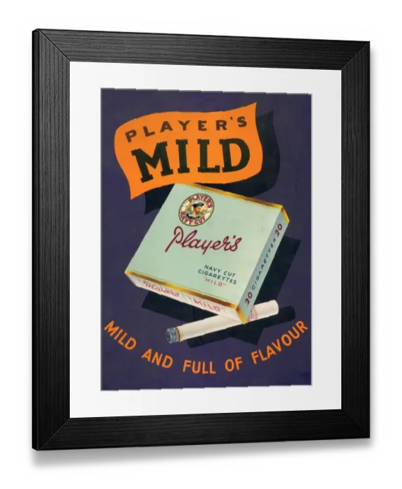 Framed Print : Mild and full of flavour, 1957=1958 Framed Print : Mild and full of flavour, 1957=1958