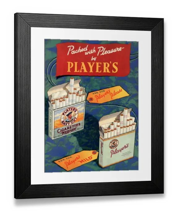 Framed Print : Packed with pleasure, 1957 Framed Print : Packed with pleasure, 1957