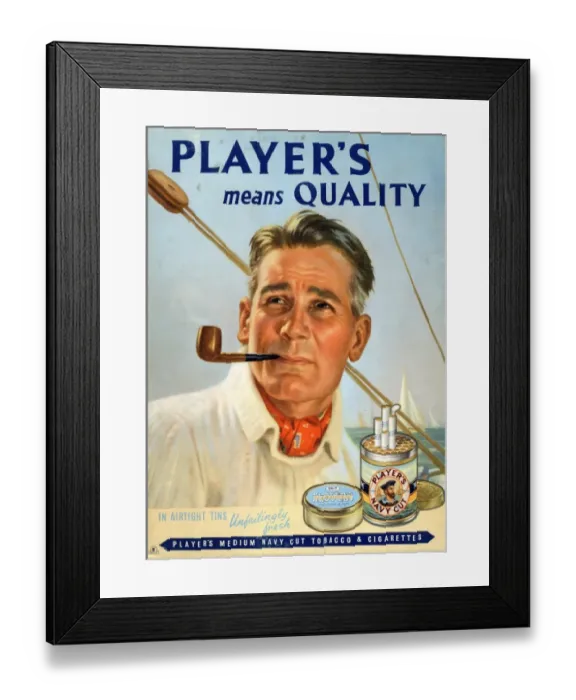 Framed Print : Players means quality, 1959=1960