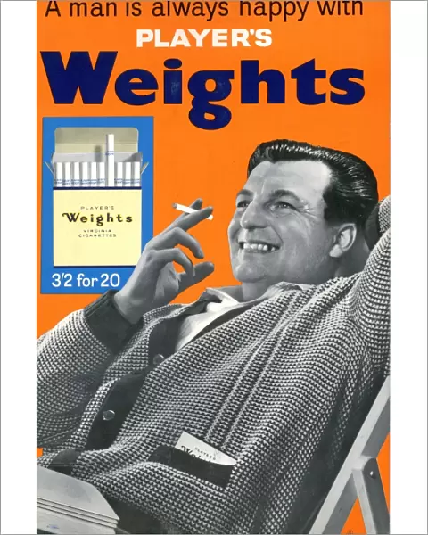A man is always happy with Players Weights: Orange, 1961