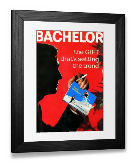 Framed Print : Bachelor, the gift thats setting the trend, 1961 Framed Print : Bachelor, the gift thats setting the trend, 1961