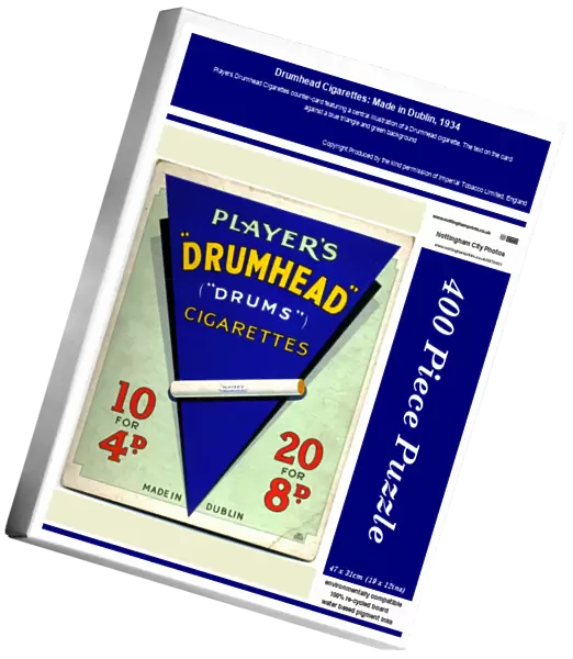 Drumhead Cigarettes: Made in Dublin, 1934