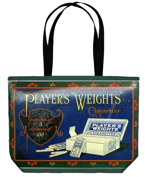 Players Weights Cigarettes: Flowered border, 1901=1939