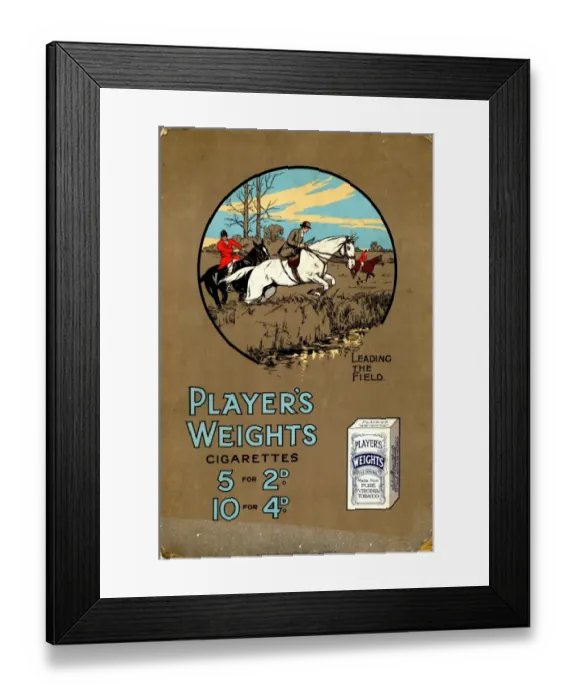 Framed Print : Weights: Leading the field, 1901=1939