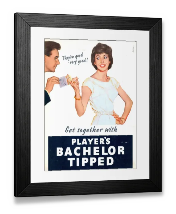 Framed Print : Get together with Players Bachelor Tipped, 1958 Framed Print : Get together with Players Bachelor Tipped, 1958