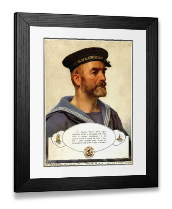 Framed Print : The Sailor, 1950