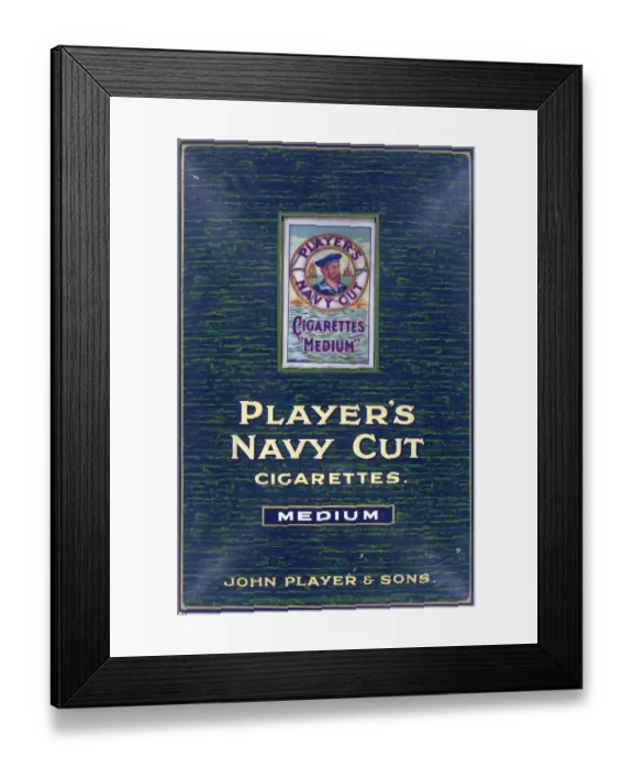 Framed Print : Navy Cut Medium Cigarettes, 1921=22 Framed Print : Navy Cut Medium Cigarettes, 1921=22