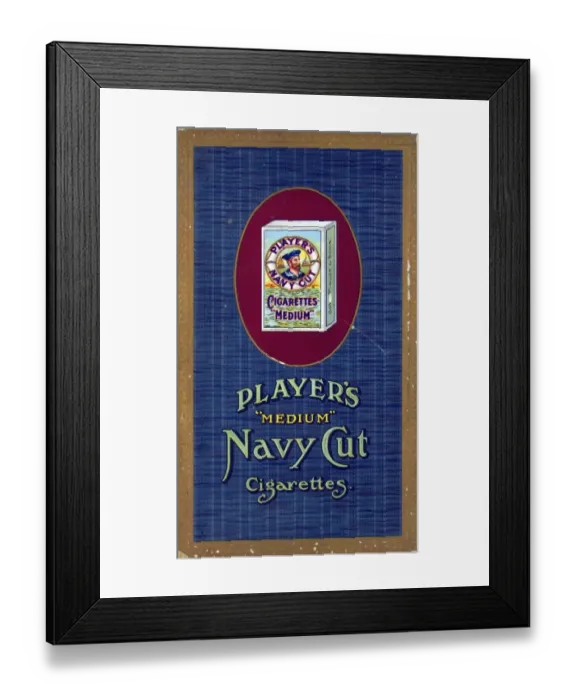 Framed Print : Navy Cut Medium Cigarettes, 1920=24