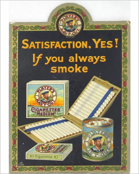 Navy Cut Medium Cigarettes, 1922