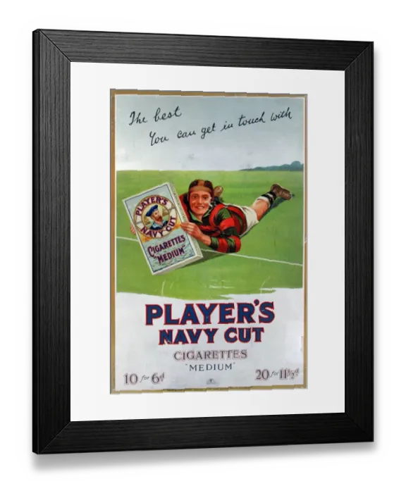 Framed Print : Navy Cut Medium Cigarettes, 1926