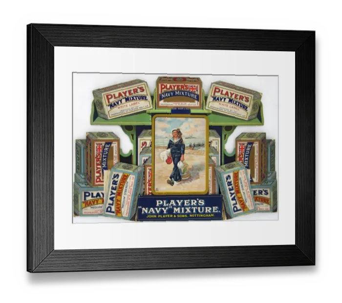 Framed Print : Navy Mixture tobacco, 1917=1921