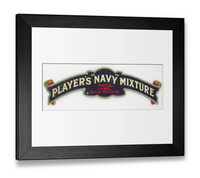 Framed Print : Navy Mixture tobacco, 1924 Framed Print : Navy Mixture tobacco, 1924
