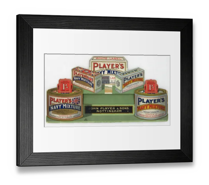 Framed Print : Navy Mixture tobacco, 1924 Framed Print : Navy Mixture tobacco, 1924