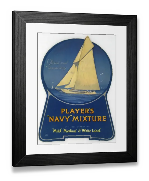 Framed Print : Navy Mixture tobacco, 1925 Framed Print : Navy Mixture tobacco, 1925