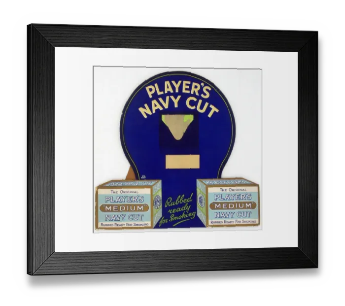 Framed Print : Navy Cut Medium tobacco, 1926=27