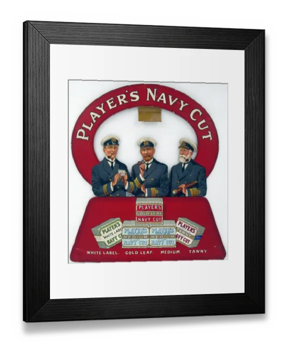 Framed Print : Navy Cut mixed brands, 1924=25