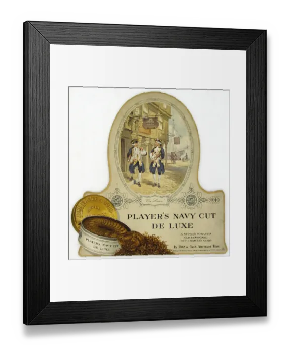 Framed Print : Navy Cut De Luxe, 1921 Framed Print : Navy Cut De Luxe, 1921