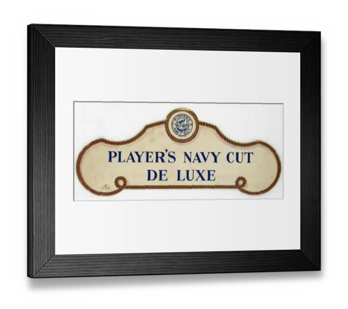 Framed Print : Navy Cut De Luxe, 1929=30 Framed Print : Navy Cut De Luxe, 1929=30