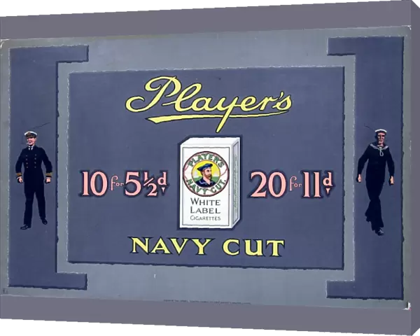 Navy Cut White Label cigarettes, 1926