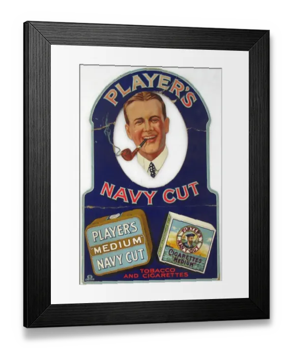 Framed Print : Navy Cut Tobacco and Cigarettes, 1922 Framed Print : Navy Cut Tobacco and Cigarettes, 1922