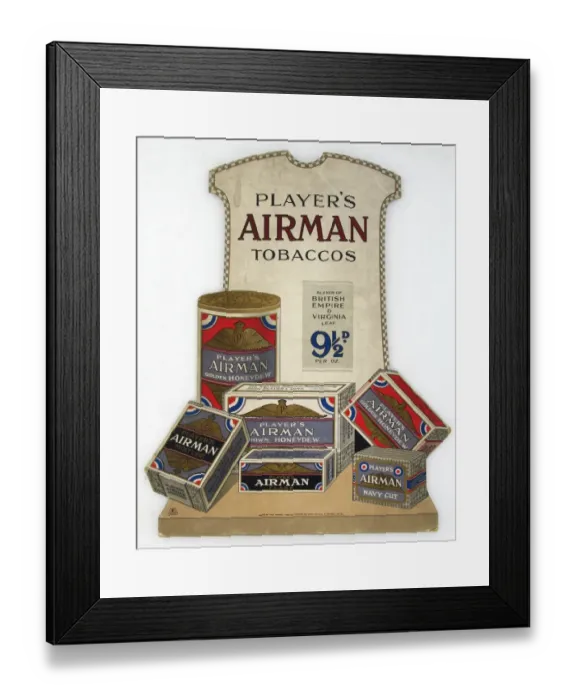 Framed Print : Airman Tobacco, 1926