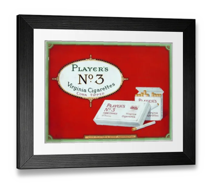 Framed Print : No. 3 cigarettes, 1923=24