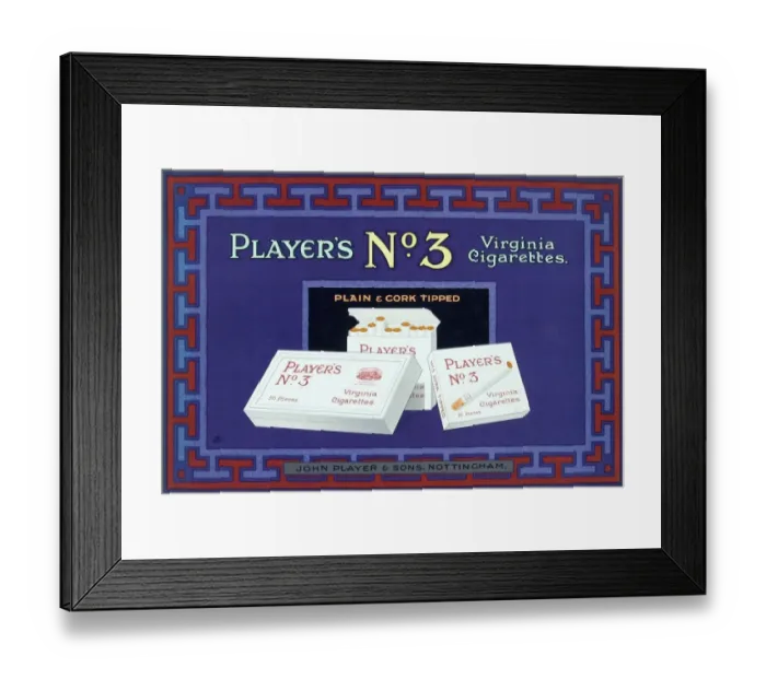 Framed Print : No. 3 cigarettes, 1924=26