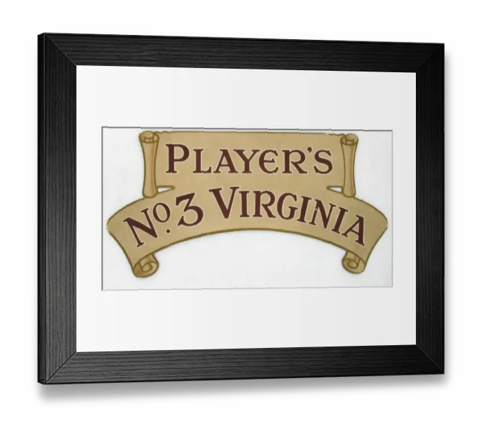 Framed Print : No. 3 cigarettes, 1927 Framed Print : No. 3 cigarettes, 1927