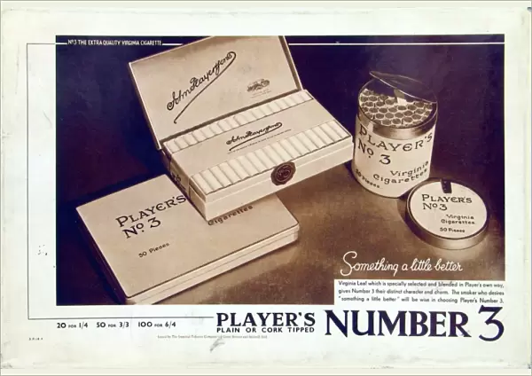 No. 3 cigarettes, 1928