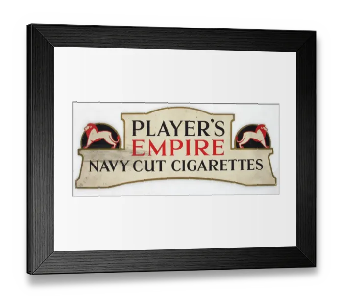 Framed Print : Empire Navy Cut cigarettes, 1927=28 Framed Print : Empire Navy Cut cigarettes, 1927=28