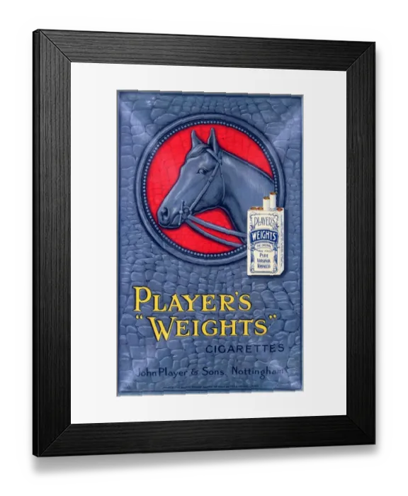 Framed Print : Weights Cigarettes, 1921=22 Framed Print : Weights Cigarettes, 1921=22