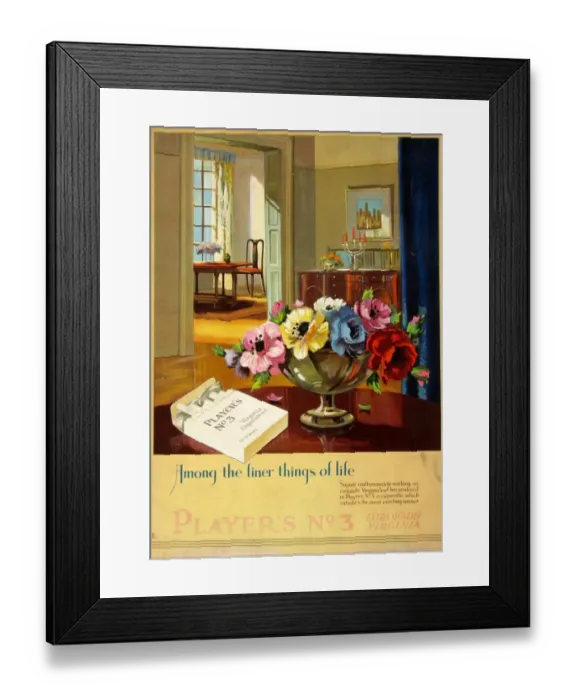 Framed Print : No. 3 Cigarettes, 1936 Framed Print : No. 3 Cigarettes, 1936