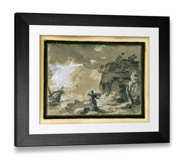 Framed Print : The Shipwreck, by Paul Sandby Framed Print : The Shipwreck, by Paul Sandby