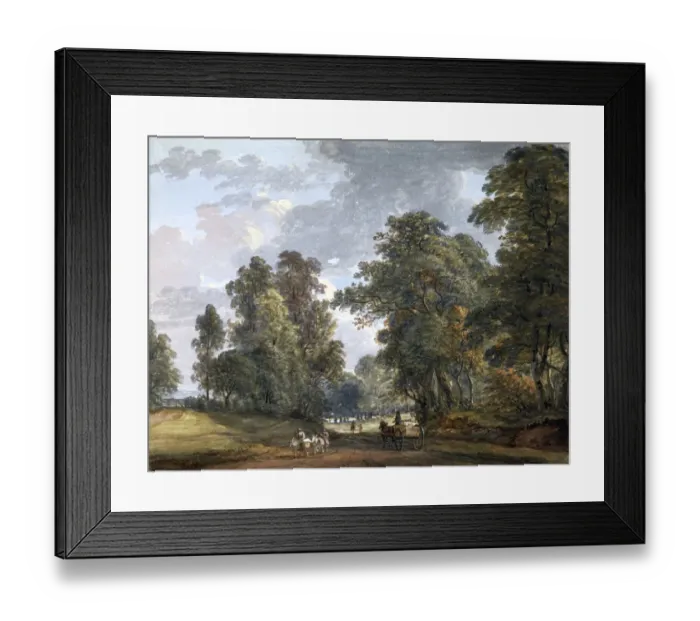 Framed Print : The Donkey Drivers aka Near Windsor Forest, by Paul Sandby Framed Print : The Donkey Drivers aka Near Windsor Forest, by Paul Sandby