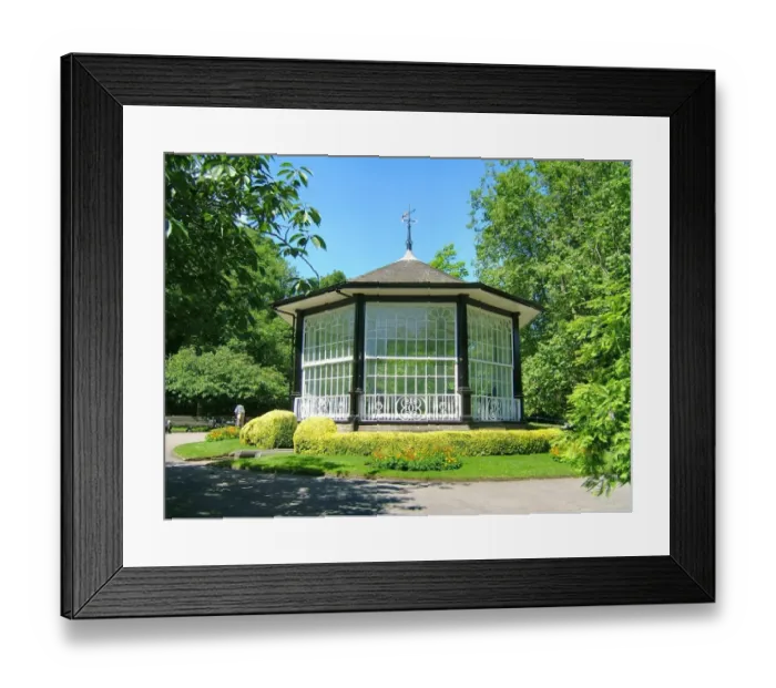 Framed Print : Nottingham Castle Bandstand