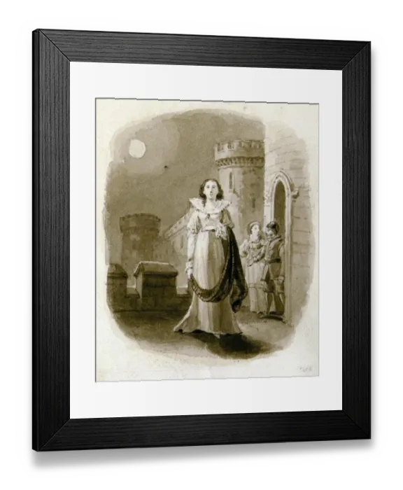 Framed Print : She Stood Gazing Upwards, by William Marshall Craig Framed Print : She Stood Gazing Upwards, by William Marshall Craig
