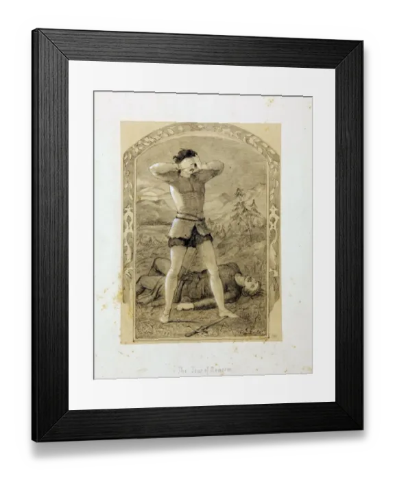 Framed Print : The Tear of Remorse by Jessie Macleod, 1850
